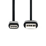 Nedis USB-A USB-C™ adapteri 2m kaapelilla