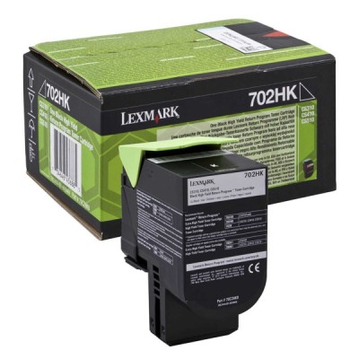 Värikasetti Lexmark 70C2HK0 702HK  musta