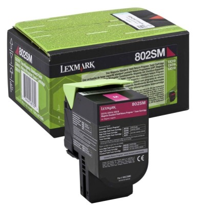 Värikasetti Lexmark 80C2SM0 802SM  magenta