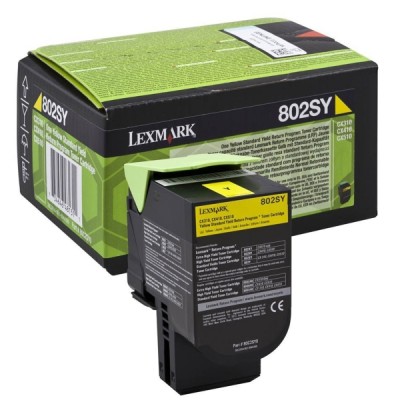 Värikasetti Lexmark 80C2SY0 802SY  keltainen
