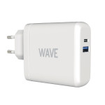 Wave seinälaturi 63W USB-C® USB-A